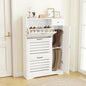 Narrow Shoe Storage Cabinet by GlouModFurniture