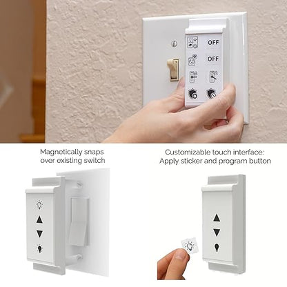zunzunbee Slate Switch – Zigbee 3.0 Smart Wall Button Remote, Works - Image 2