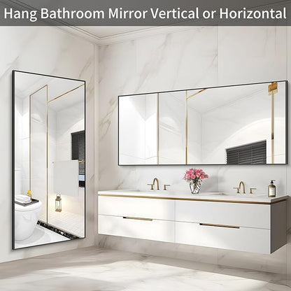 36x72inch Bathroom Mirror, Large Rectangular Wall Mirrors - Image 5