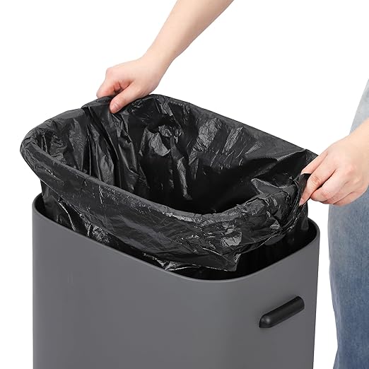 14.5 Gal/55L Trash Can with Lid, Automatic Touchless Garbage Can with - Image 5