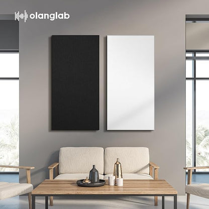Olanglab Sound Absorbing Acoustic Wall Panels 2 Pack, Large Fabric Wrapped - Image 9
