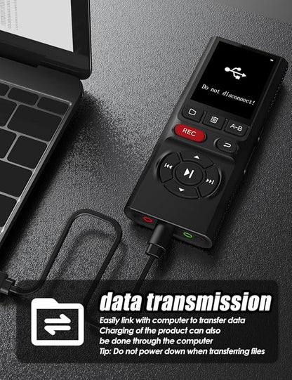64GB Jaswill Digital Voice Recorder - Image 2