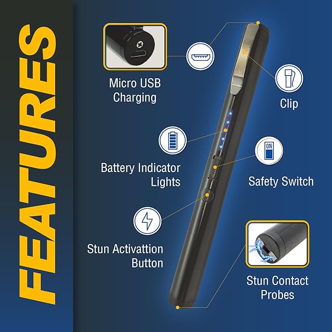 Streetwise Pain Pen 25, 000 Volts Stun Gun - Image 6