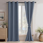 JIUZHEN Dusty Blue Blackout Curtains by JIUZHEN