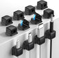 Costop 12 Pack Magnetic Cord Organizer Holder, Strong Adhesive Desk Cable by Costop