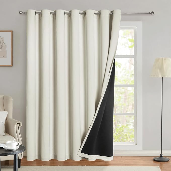 Beauoop 100% Blackout Curtains 84 Inches Long - Image 2