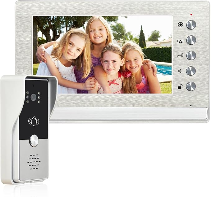 toncont 7 Inches Video Doorbell Intercom System, Video Door Phone System by Toncont