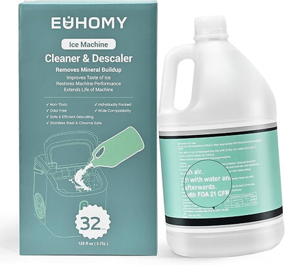 EUHOMY Max 33 Uses Ice Machine Cleaner Descaler, 128 Fl OZ Ice Maker Cleaner - Image 8