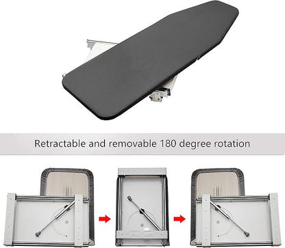 AKOZLIN Retractable Pull Out Ironing Board Closet Sliding Out Swivel Iron Board - Image 5