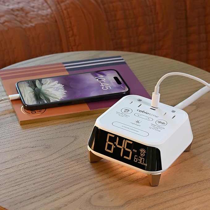 Brandstand CubieTime Zen White | Alarm Clock Charger - Image 4