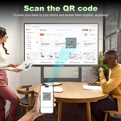 65" Smart Board, 4K UHD Touchscreen Interactive Digital Whiteboard Display - Image 5