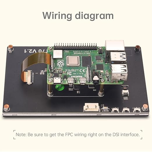 BIGTREETECH Upgrade PITFT50 V2.1 Graphic Smart Display DSI Interface 5 inch LCD - Image 7