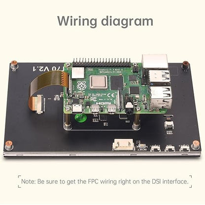 BIGTREETECH Upgrade PITFT50 V2.1 Graphic Smart Display DSI Interface 5 inch LCD - Image 7