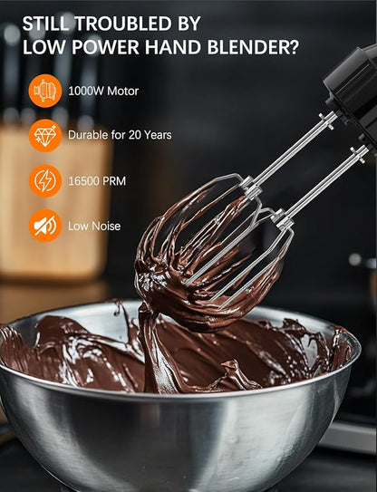 Immersion Blender Handheld GAVASTO Hand Blender, 20 Speeds and Turbo Mode Hand - Image 2