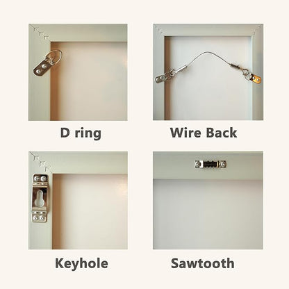 Large Universal Frame Hanger, 8 Picture Hangers, 12 Large Removable Adhesive - Image 4