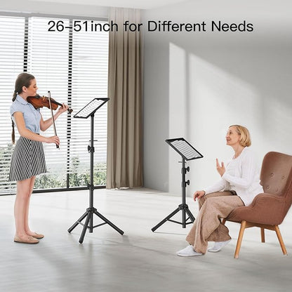 AMADA HOMEFURNISHING Height Adjustable Projector Tripod Stand - Image 6