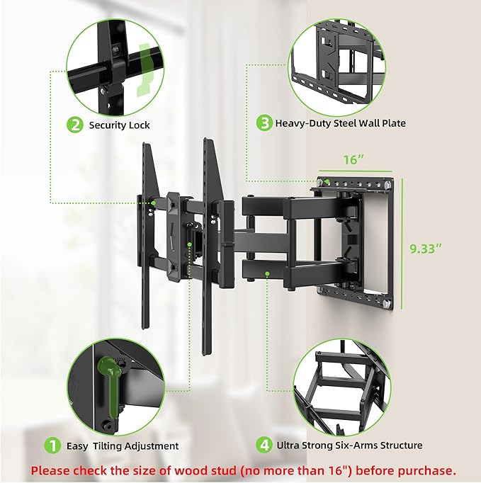 USX Mount Full Motion TV Wall Mount - Image 4