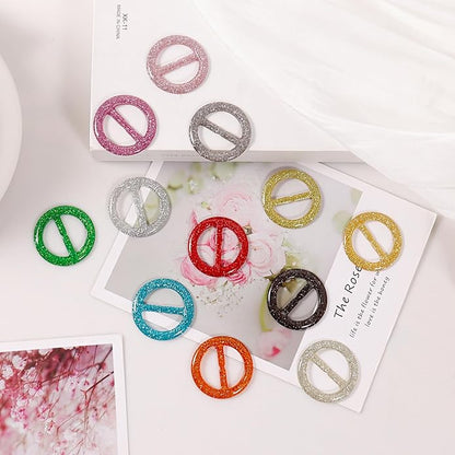 T-Shirt Clips 9 PCS, Clothes Corner Knotted Button, Fashion Alloy Pearl - Image 2