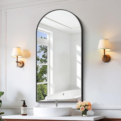 CIRCUMI Arched Wall Mirror, Metal Frame, Large Size - Image 2