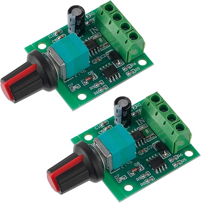 BOJACK Low Voltage DC Motor Speed Controller PWM 1.8v 3v 5v 6v 12v 2A 30W by BOJACK