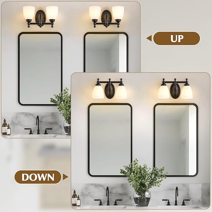 EJIAXIN 2 Lights Bathroom Vanity Light - Image 5