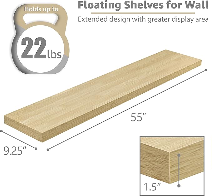Sorbus Floating Shelves for Wall - Image 3