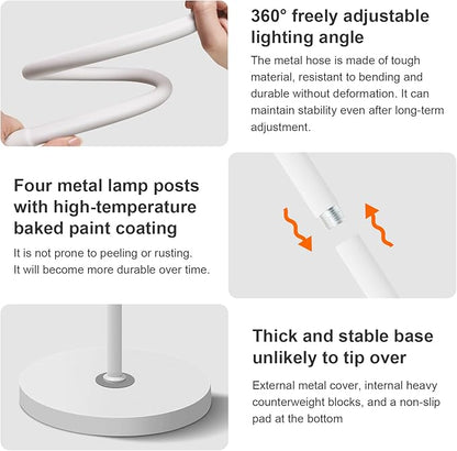 Bright LED Eye-Protecting Reading Floor Lamps - Image 8