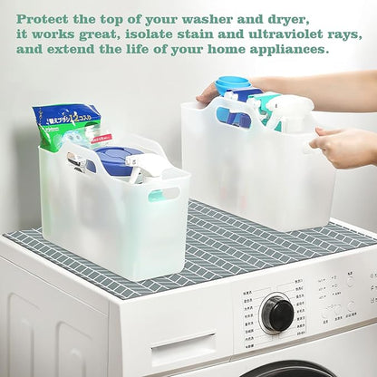 Actvty Washer and Dryer Covers for the Top, 2 Pieces 25.6'' x 23.6'' Washer - Image 3