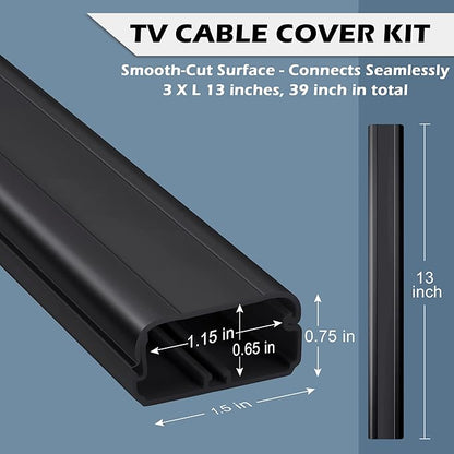 TV Cord Hider - 39in Cord Covers - Image 4