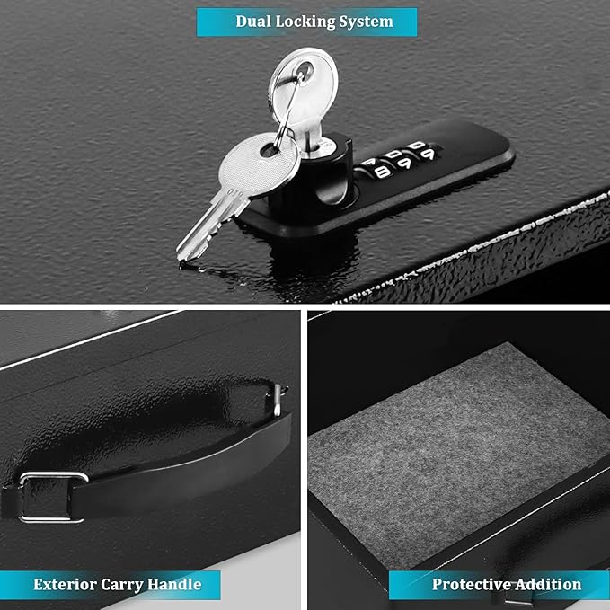 Dalmbox Portable Metal Safe Box - Image 4