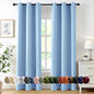 MIULEE Sky Blue Blackout Curtains by MIULEE
