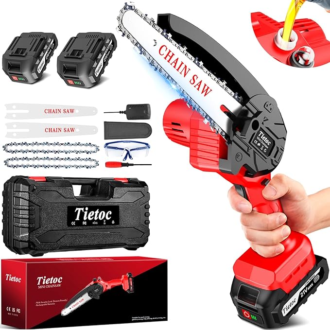 Tietoc Mini Chainsaw 6-Inch by TIETOC