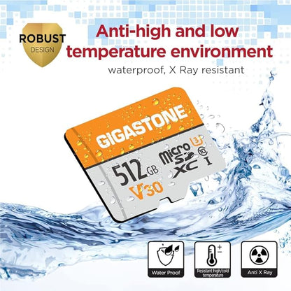 GIGASTONE 512GB Micro SD Card, for Surveillance, Security Camera, Action Camera - Image 6