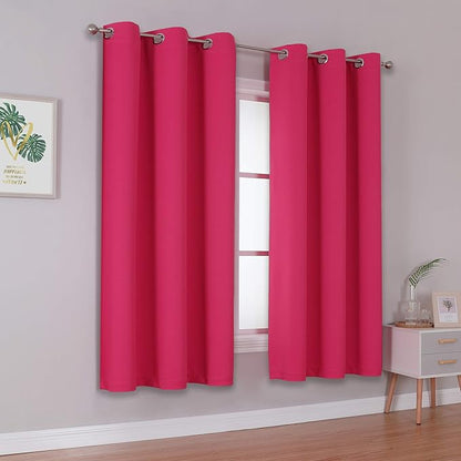 DUALIFE Solid Blackout Curtain Panels - Image 2