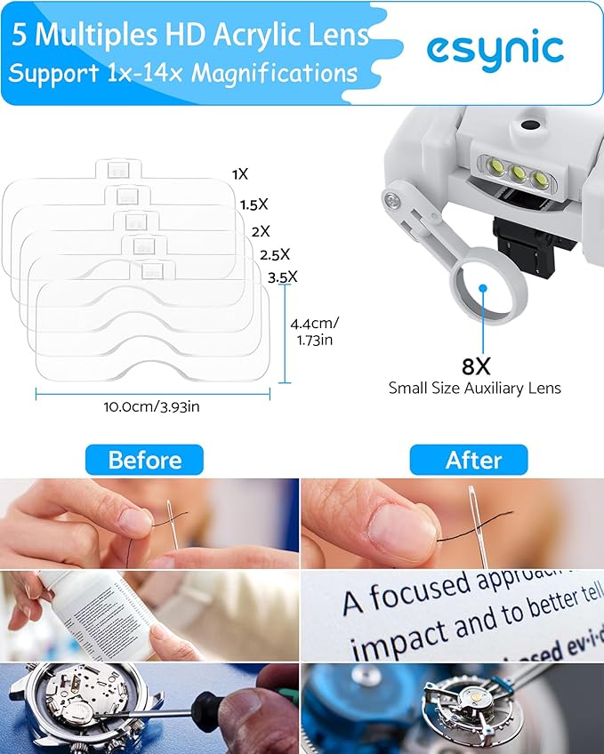 eSynic Comfortable Head Magnifier - Image 4