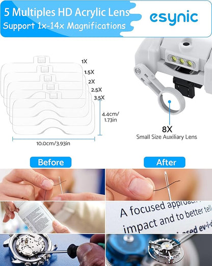 eSynic Comfortable Head Magnifier - Image 4