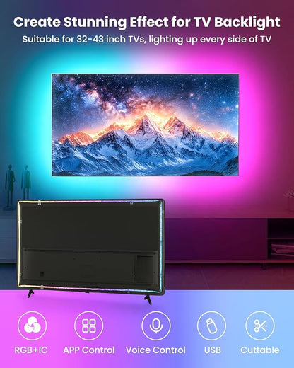 26.25ft RGB+IC LED Strip Lights - Image 2