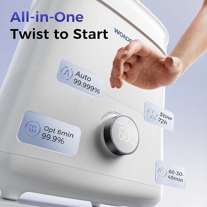 Bottle Sterilizer and Dryer, 99.999% Deep Sterilization, 6-min Rapid - Image 8