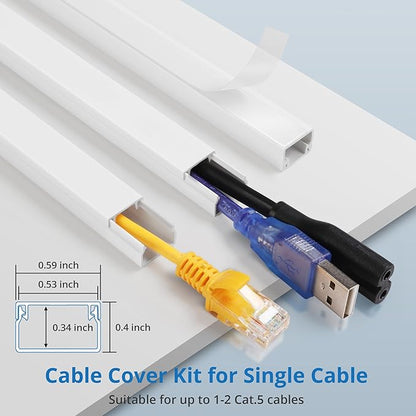 One-Cord Hider Kit, 126in Cable Covers - Image 2