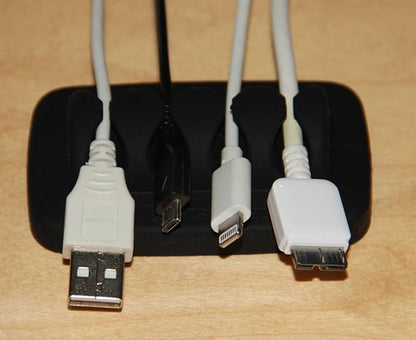 Desktop Cable Organizer, Eco-Friendly Silicone, No Bad Smell, Bundled - Image 8