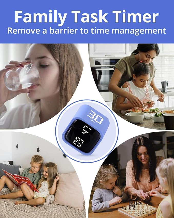 Productivity Timer Flip Gravity Sensor Cube Timer Countdown & Countup, Mute & - Image 6