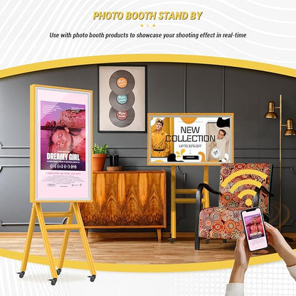 MWE Mobile Digital Signage Display 43in, Portable UHD Touchscreen Advertising - Image 2