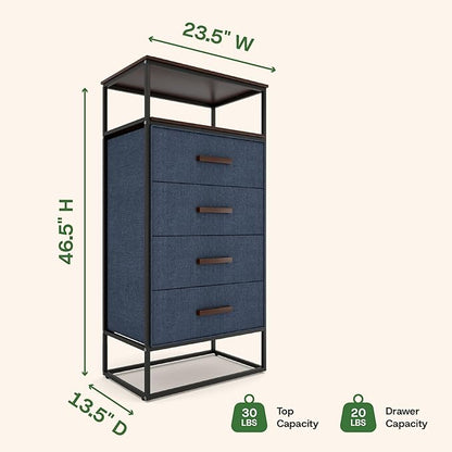 tinge Zana Premium Fabric Dresser - Image 3