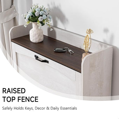 Narrow Shoes Storage Cabinet, Entryway Storage - Image 4