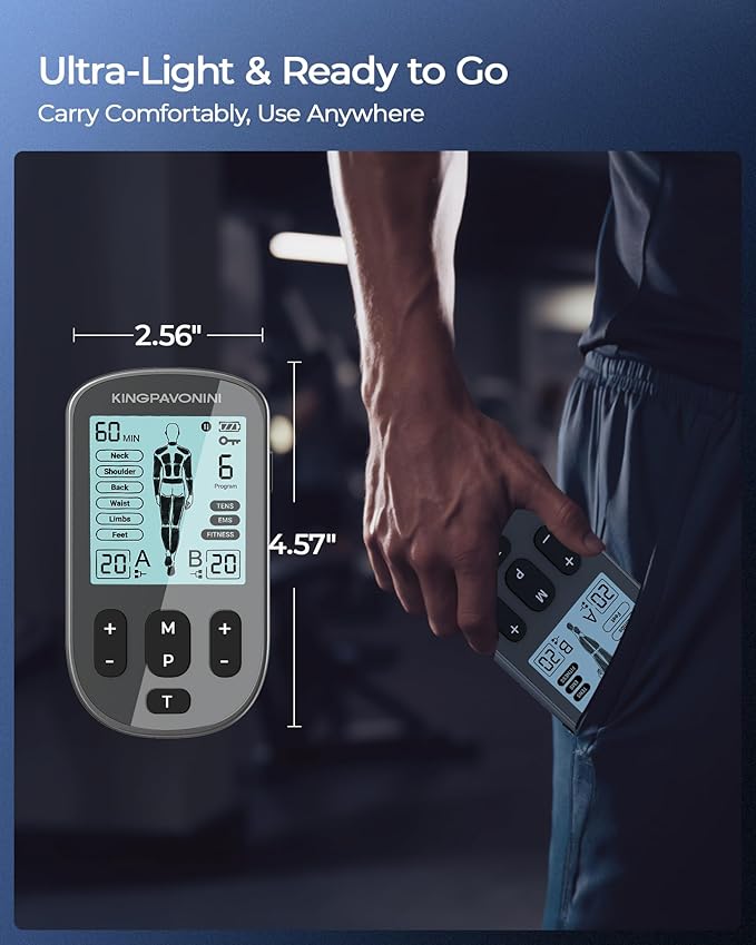 KingPavonini 3-in-1 TENS Unit Muscle Stimulator - Image 8