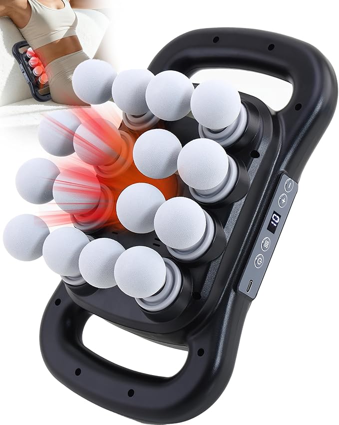 16-Head Massage Gun, Deep Tissue Percussion Massager by UFFAE