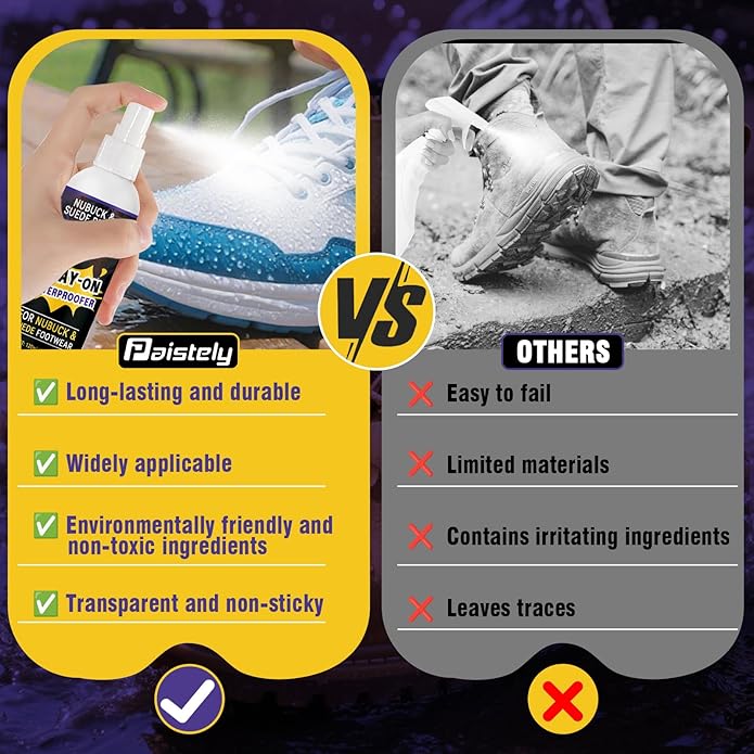 Shoe Protector Spray, Shoe Waterproof Spray, Waterproof & Stain Repellent - Image 4