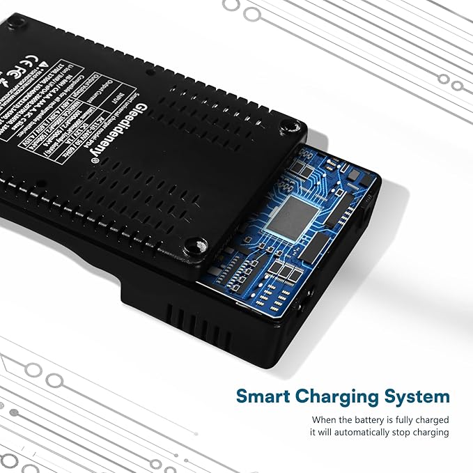 Gleedideneny 18650 Battery Charger, Universal Charger LCD Display - Image 7