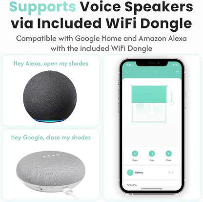 Aura Roller Smart Shade Driver, Remote Control & WiFi Dongle | Automate - Image 8