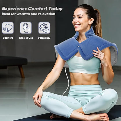 Heating pad for Neck, Cramps Pain Relief, Gifts for Women, 4 Auto-Off, Machine - Image 3